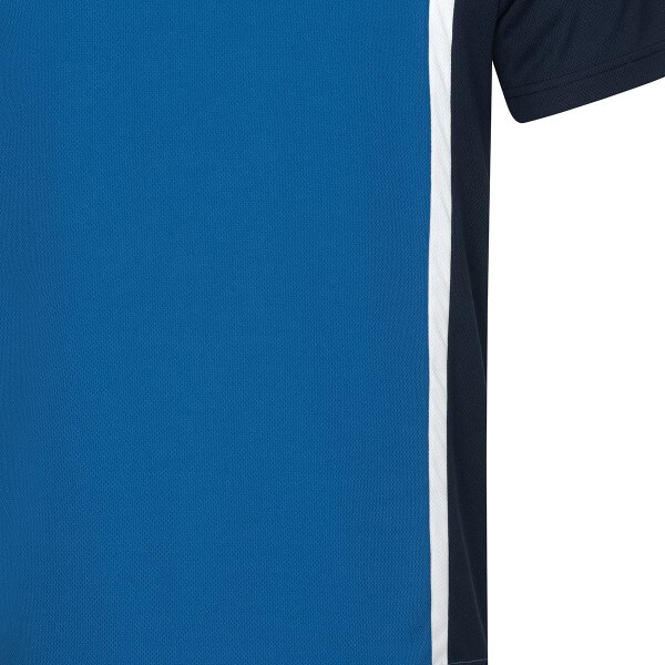 Butterfly Saijo T-Shirt - Blue - Back - Side - Close-Up